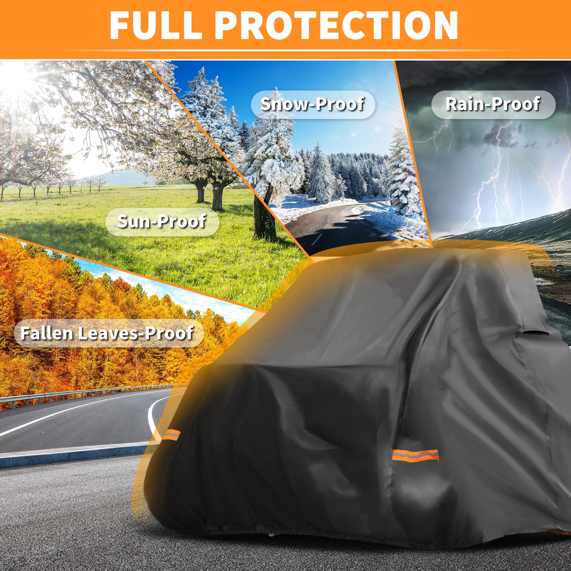 Unique Bargains UTV Cover for Kawasaki Teryx 2 Seaters Waterproof Side by Side Cover