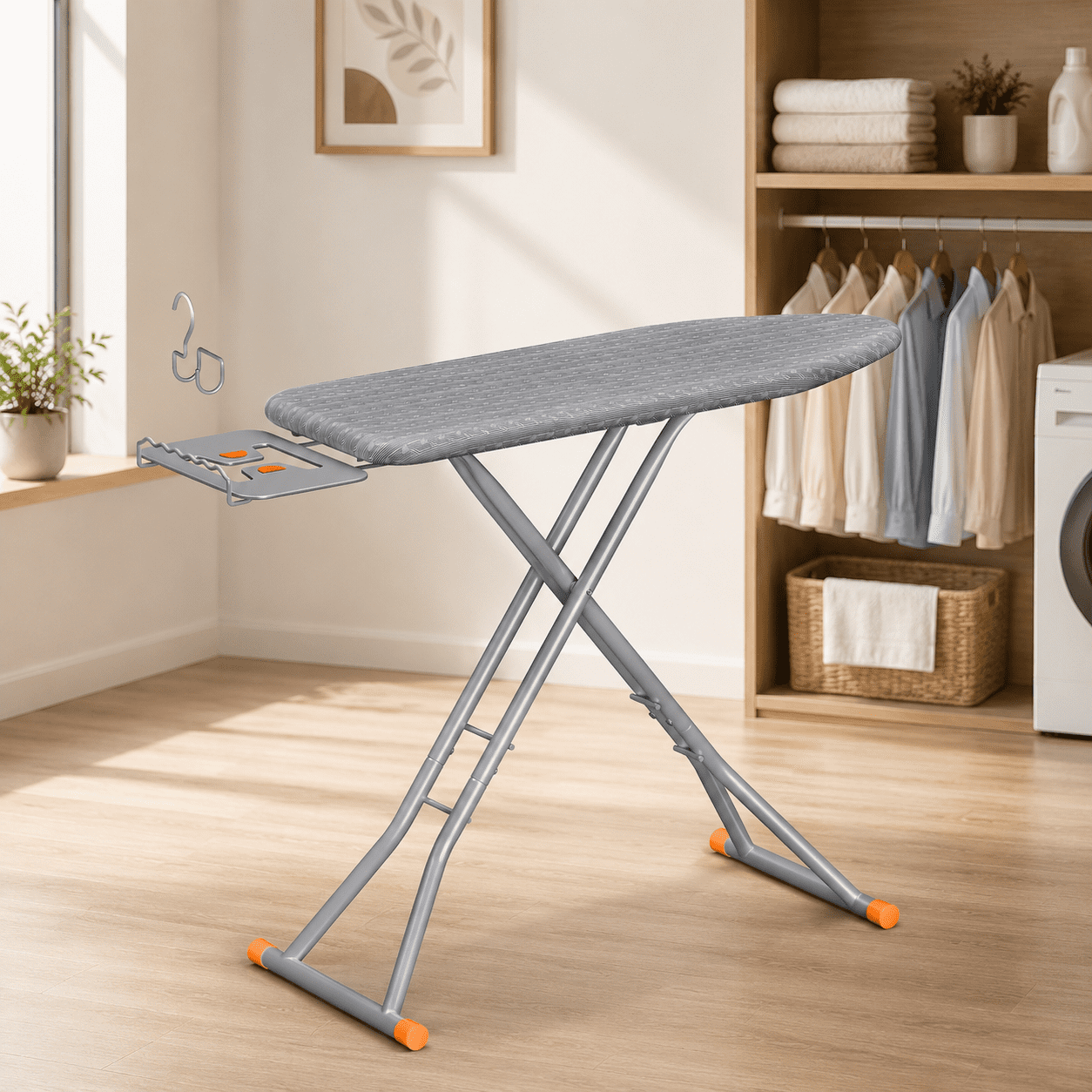Costway Compact & Portable Ironing Board with Iron Rest Removable
