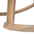 thumbnail image 6 of Christopher Knight Home Outdoor Acacia Wood Rocking Chair with Cushion, Light Teak + White, 6 of 13
