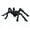 C, variant on Kbndieu Halloween Giant Spider Decorations Outdoor Indoor, Large Scary Hairy Black Spider for Yard Lawn Halloween Outside Decor and Indoor Party Decor