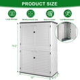 thumbnail image 7 of UBesGoo 6 x 4' Outdoor Storage Shed Garden Shed HDPE Storage Cabinet for Patio and Garden, 7 of 7