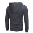 thumbnail image 5 of Lilgiuy Men Characteristic Zipper Hooded Long Sleeve Slim-fit Cardigan Hoodie, 5 of 5