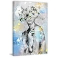 thumbnail image 2 of Parvez Taj White Floral Crown Canvas Wall Art, 2 of 7