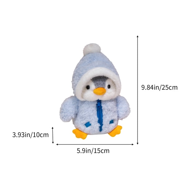 Dvkptbk Cotton Penguin Plush Doll Cute Penguin Furry Toy Doll