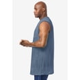 thumbnail image 3 of KingSize Men's Big & Tall Shrink-Less Longer-Length Lightweight Muscle Pocket Tee, 3 of 5