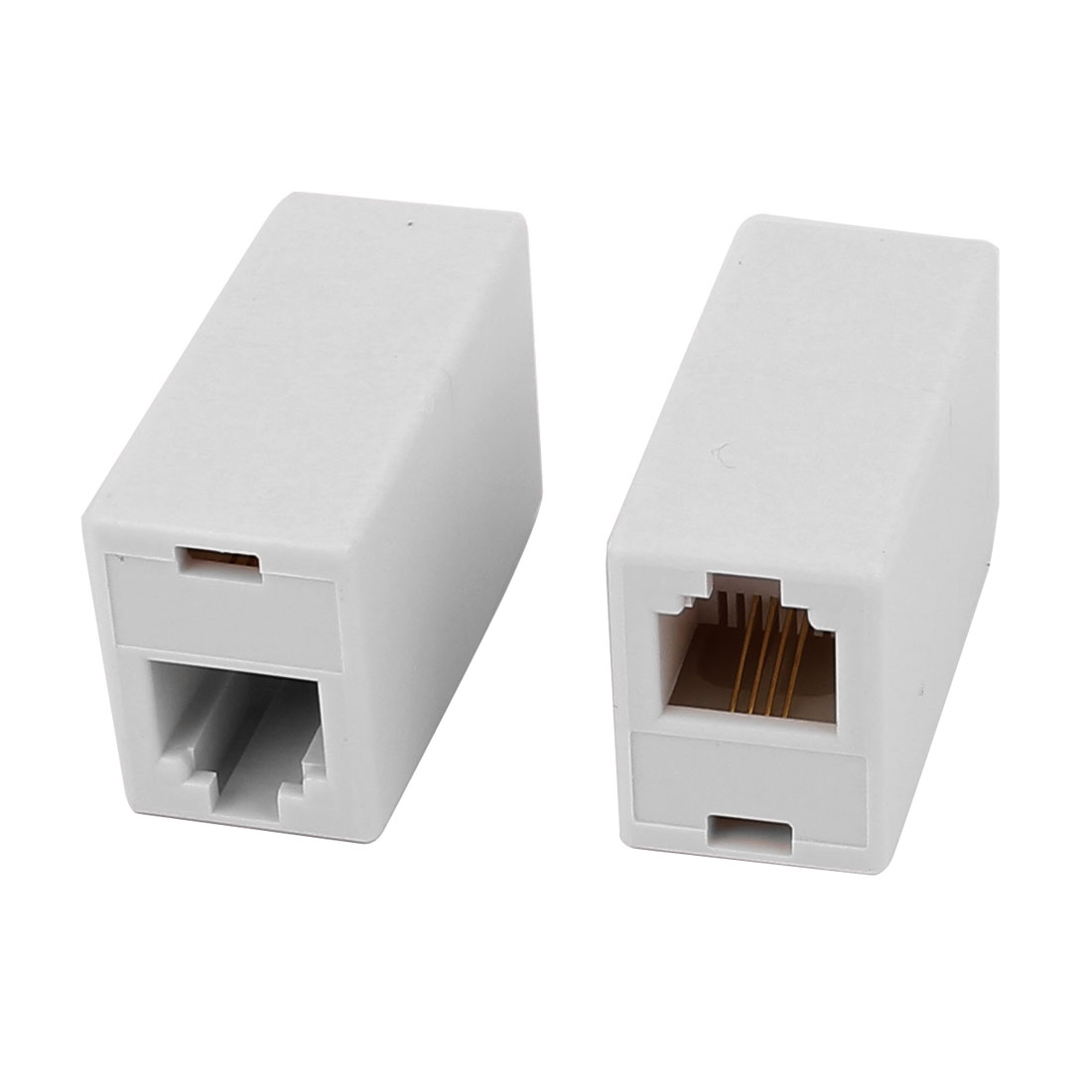 Plastic RJ11 8P4C Female to Female Telephone Connector Coupler