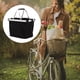 thumbnail image 5 of Soidarity Cesta delantera para bicicleta, bolsa plegable, soporte extraíble, bolsa para ciclismo, compras Ciclismo, 5 of 6
