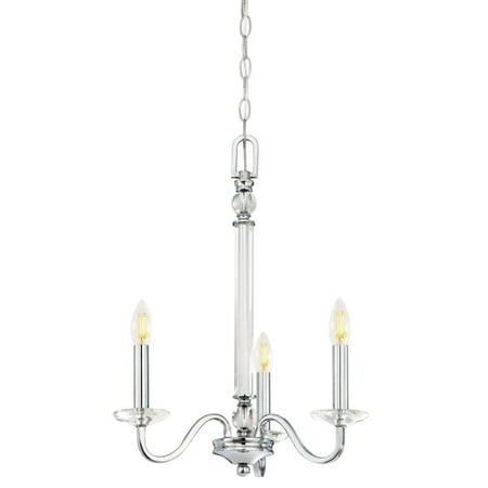 Westinghouse 6332000 Chrome Versailles 3 Light 15-1/4" Wide Taper Candle Mini Chandelier