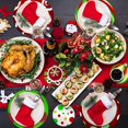 thumbnail image 4 of Set de manteles individuales y posavasos Geosar 200 Green Elf Christmas, 4 of 7