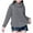 Dark Gray, variant on ZACPNCV Women Turtleneck Oversized Sweaters Long Sleeve Hem Tunic Pullover Knit Tops Dark Gray L