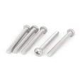 thumbnail image 2 of Unique Bargains M6x55mm 316 Stainless Steel Pan Head Machine Screws Silver Tone (5-pack), 2 of 5