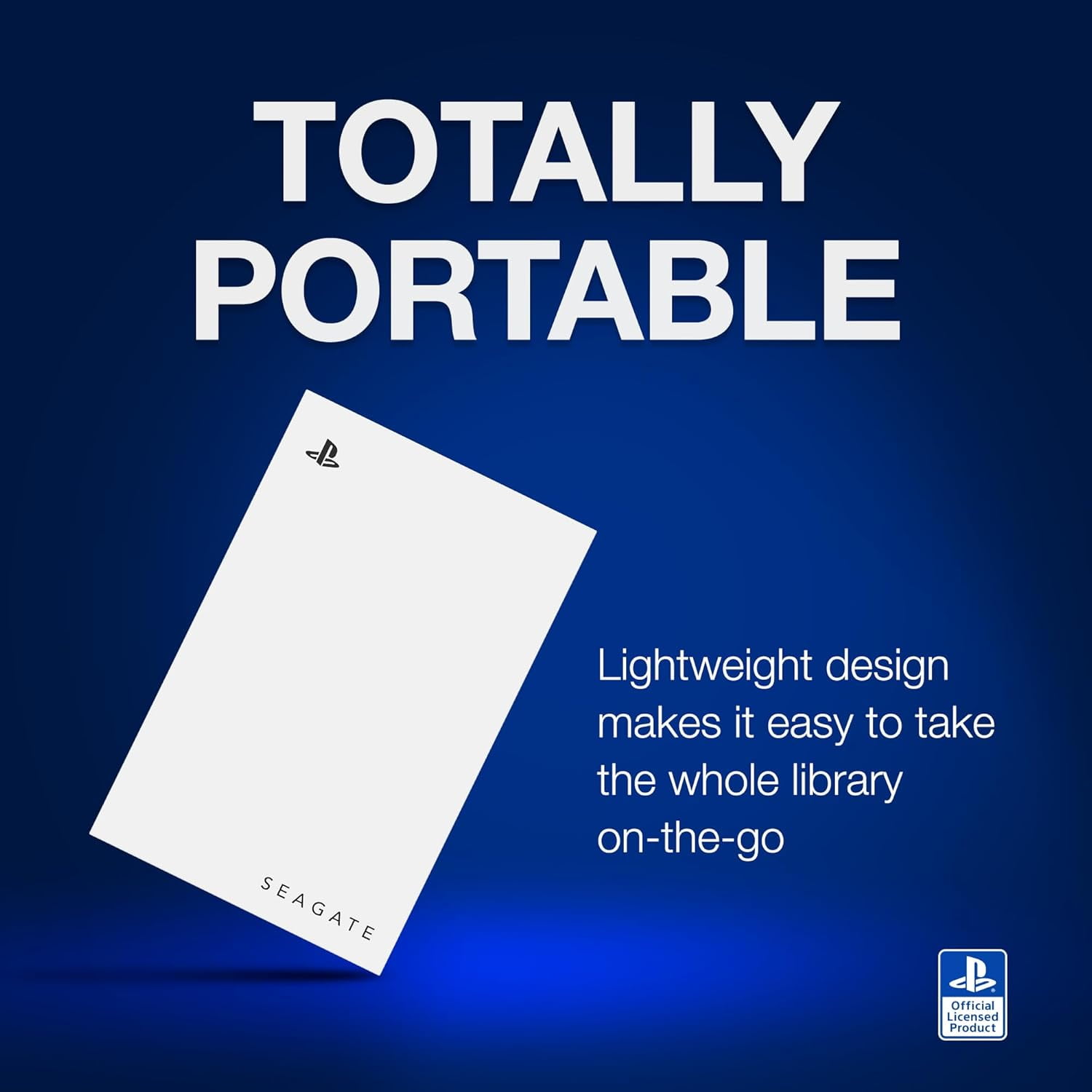 Seagate Game Drive for PS5 5TB External HDD - USB 3.0, Officially Licensed, Blue LED, Licensed for PS5™ and PS4™ STLV5000301