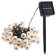thumbnail image 1 of Cadena Lámparas Con Energía Solar Cadenas Bola De Plata Hueca Decoración Bombilla Iluminación Led Decoración Con 2 Modos De Iluminación Para Patio Jardín Bar Pasarela Fiesta En El Patio 16.4Ft 30Led Advancent HA027237-03, 1 of 6