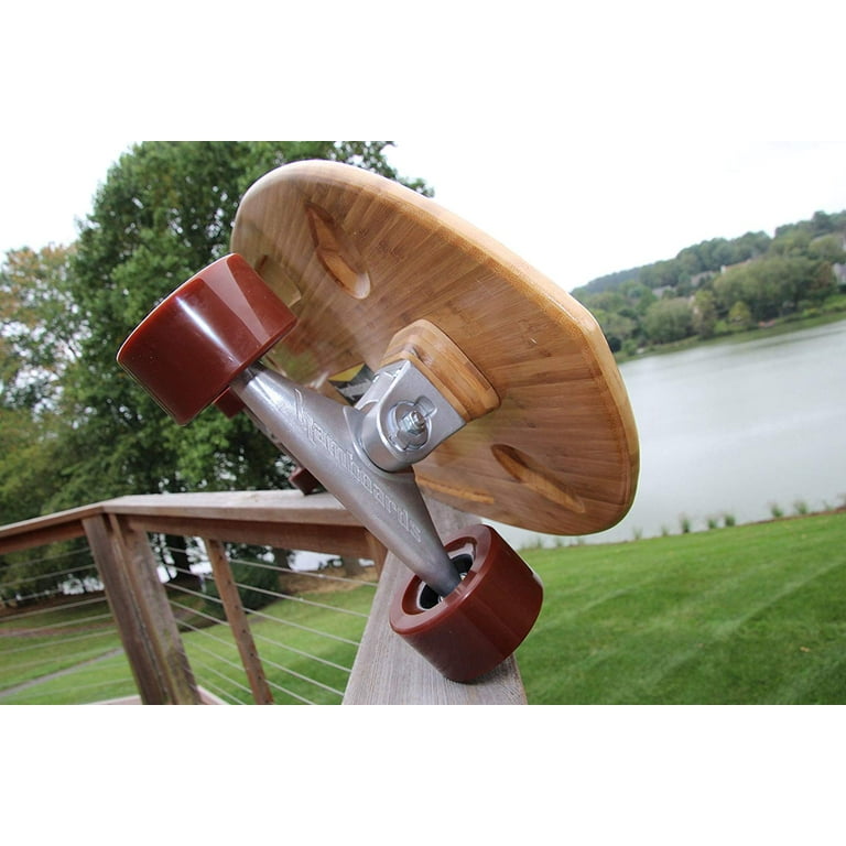 Hamboards Fish Surf Skate Longboards Natural Bamboo 4'5
