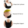 thumbnail image 5 of PULLIMORE Women Slimming Sauna Vest Neoprene Sweat Fat Burner Weight Loss Waist Trainer Body Shaper Tank Top "Size S", 5 of 9
