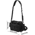 thumbnail image 2 of Fishing Bag Polyester Fishing Tackle Storage Bag Waterproof Durable Sling Backpack, 2 of 6