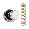thumbnail image 4 of EeaseCA 6pcs/Set Trumpet Repair Parts Finger Button with Spring CB101 (Silver), 4 of 8
