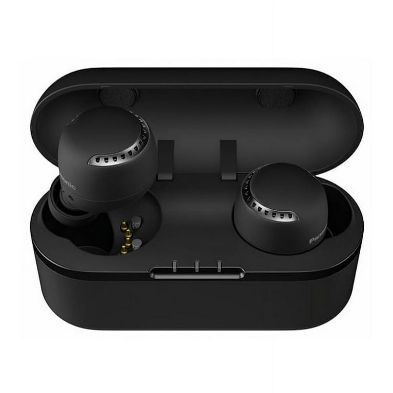 Panasonic True Wireless Headphones with Charging Case, Black Panasonic True Wireless Headphones with Charging Case, Black