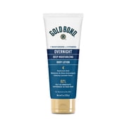 Gold Bond Overnight Deep Moisturizing Lotion, 8 oz., Skin Therapy Lotion With Calming Scent