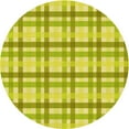 thumbnail image 1 of Ahgly Company Machine Washable Indoor Round Transitional Brown Area Rugs, 4' Round, 1 of 7