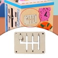 thumbnail image 4 of Milaget Planche d'Activités Matériel Accessoires DIY Jouets d'Éducation Précoce Pièces de Planche Sensorielle pour Rectangle, 4 of 9