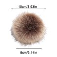 thumbnail image 2 of Bola de pompón grande Sonducket para sombreros Bufandas guantes Bolsas Accesorios de disfraces Negro, 2 of 6