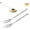 2 Fork, variant on Extra Long Extension Fork Prank Telescoping from 8.7 to 25 Inches Stainless Steel Extendable Dinner Fruit Dessert Spoon for Meal Fun and Practical Jokes
