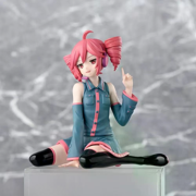 Eyucdvc Kasane Teto Anime Sitting Pose Collectible Figurine Decorative Desktop Ornament for Home Collection Gift