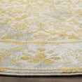 thumbnail image 3 of SAFAVIEH Evoke Lorna Traditional Bordered Area Rug, Ivory/Gold, 6'7" x 6'7" Round, 3 of 5