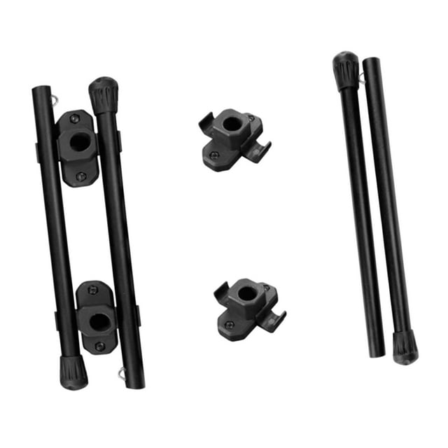 4 Piezas de Soportes para Mesa de Camping, Patas de Taburete Portátiles, Ahorradoras de Espacio, Ligeras, Piezas de Patas de Mesa Plegables para Barba No telescópico
