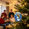 thumbnail image 7 of Clearance Cute Snowman Letter O Personalized Christmas Ornaments, Christmas Tree Decorations, 2D Christmas Tree Pendants for Xmas Tree Decor, 7 of 7