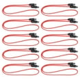 thumbnail image 1 of Sata Cable,10pcs Sata Cable 7Pin Pin Data F Cable Extension Cable Streamlined Design, 1 of 14