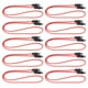 thumbnail image 2 of Cable de extensión, 10 piezas, cable Sata de 7 pines, cable de extensión SAT, cable de datos de disco duro, estética elegante, 2 of 9
