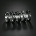 thumbnail image 2 of Fashion Titanium Steel Ring for Men and Women, Electroplated, Simple Style, Turning Design, 2 of 4