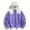 A819 Purple, variant on Hoodie for Women Hooded Long Sleeve Outerwear Loose Fit Color Block Windbreaker Lightweight Water Resistant Zip Up Jacket Athletic Streetwear Sportswear