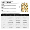 thumbnail image 3 of Logiee Light Green Plaid Sunflower Print Men's Pajama Shorts with Drawstring & Pockets,Sleep Shorts for Men,Sleepwear Bottoms,Elastic Waistband Loungewear-4X-Large, 3 of 6