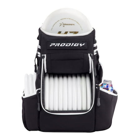 Prodigy Disc Apex Disc Backpack | Disc Golf Backpack | Store Up to 20+ Discs | Insulated Cooler Pocket | Disc Golf Bags with Umbrella Sleeve | Cordura Nylon Material (Black)