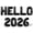 Black, variant on Letter & Number Balloons - HELLO 2026 16" Inch Alphabet Letters Foil Mylar Balloon New Years Party Banner (Gold)