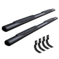 thumbnail image 3 of Go Rhino Nerf Bar 104415580T 1000 Series; With Step Pads; 4 Inch Oval Straight; Textured Powder Coat; Black; Steel; With Welded-Look Replaceable End Caps; Rocker Panel Mount, 3 of 3