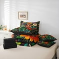 thumbnail image 6 of Castle Fairy Boys Girls Vintage Flower Bedding Comforter Set,Chic Floral King Bedding Sets, 6 of 8