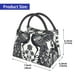 thumbnail image 2 of Fotbe Artistic Black White Peacocks Bolsa Térmica Portátil con Estampado, Bolsa de Entrega de Alimentos Aislada, Bolsa Reutilizable de Gran Capacidad para Comidas y Supermercado, 2 of 6