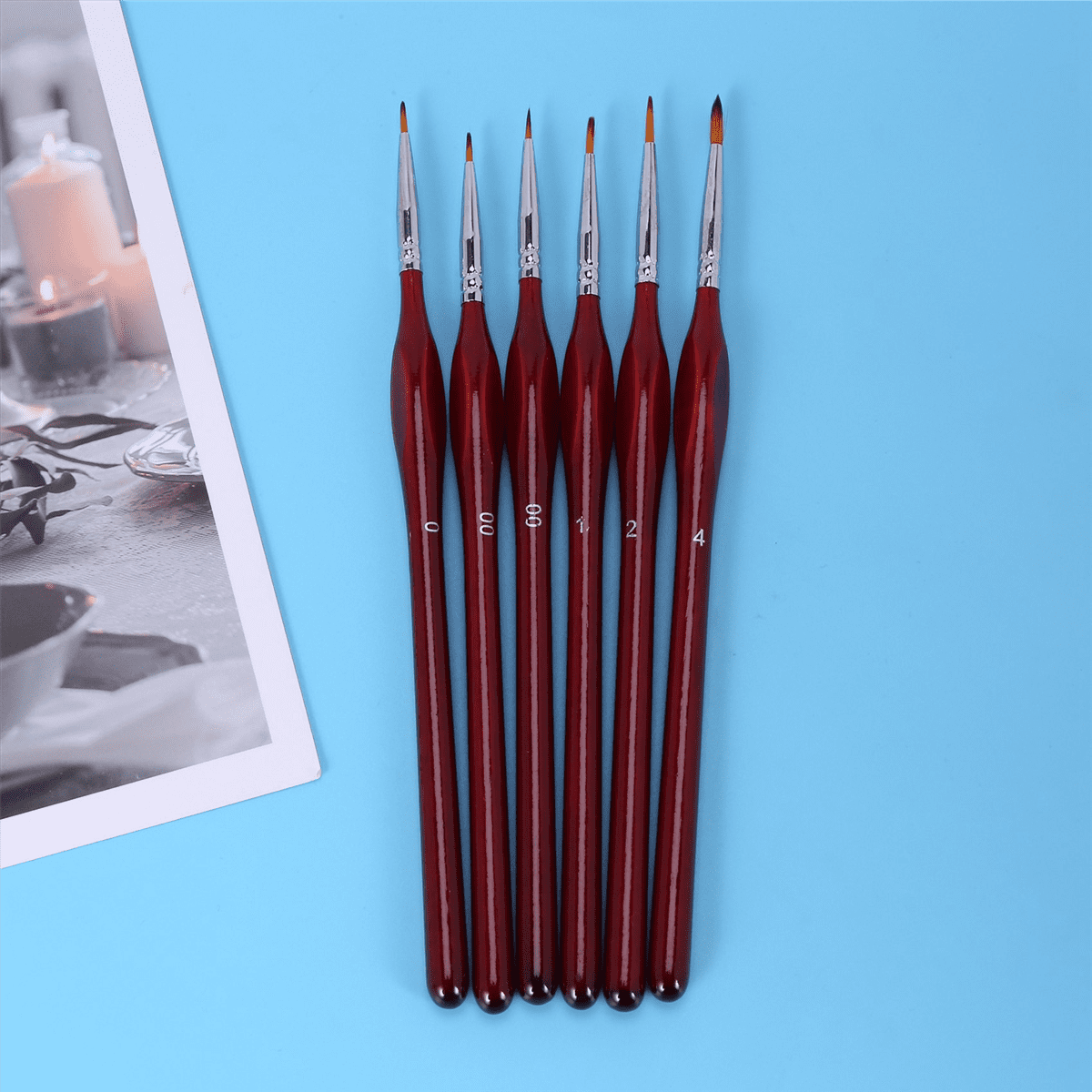 120-Piece Fine Paintbrushes - Detail Paint Brush Set - for Acrylic, Watercolor, Oil