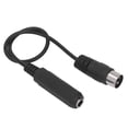 thumbnail image 4 of Adaptador de cable Midi de 6.35 mm de hechrema A 5 pinos, Cable de Micrófono de PlásTiCo Cable Protective de Goma de Goma aplicabilidad para mp3 para reproductoros de dvd, 4 of 7