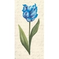 thumbnail image 2 of Popp, Grace 9x14 Black Ornate Wood Framed with Double Matting Museum Art Print Titled - Twin Tulips IV, 2 of 4