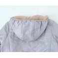 thumbnail image 5 of Meichang Hoodie Jacket for Women Fleece Long Sleeve Jackets Full Zip Up Thick Sherpa Lined Winter Coat Slim Fit Solid Outerwear, 5 of 6