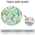 thumbnail image 6 of Pioneer Flower Floral Print Pattern Round Fitted Tablecloth with Elastic Edge,Dining Table Cover Waterproof,Outdoor Round Tablecloth for Camping,Dining,Indoor and Outdoor, 6 of 7
