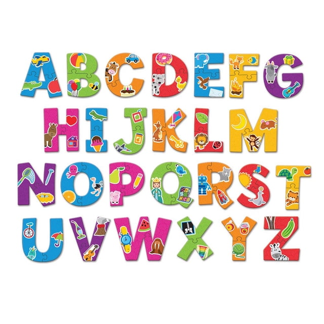 Puzzle Cards Learning Resources Alphabet para niños de 3 años o más