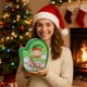 thumbnail image 5 of Caja de hojalata navideña con forma de extraterrestre | Contenedor para guardar galletas y dulces de Papá Noel | Caja de regalo metálica reutilizable para aperitivos, joyas y artículos de pape, 5 of 5