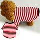 thumbnail image 2 of Ropa para Mascotas Camisa a rayas de cuello redondo para perros Ropa para mascotas Ropa para perros pequeños estilo coreano, 2 of 4