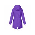 thumbnail image 3 of Chaqueta para mujer Chubasquero impermeable Ropa exterior de Abrigo(Morado-4XL) Nituyy Chaqueta-GL715-FF49296C7, 3 of 6